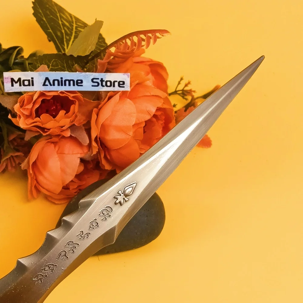 8.6in metal germourne espada katana world of warcraft cosplay ninja faca lâmina tamanho real katana samurai sabre afiado brinquedo presente