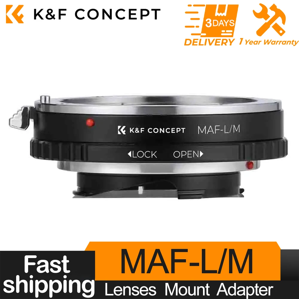 

K & F Concept адаптер крепления объектива для объективов Minolta A / Sony A к камере Leica M Mount для Leica M1 M2 M3 M4 M5 M6 M7 M8 M9 M10