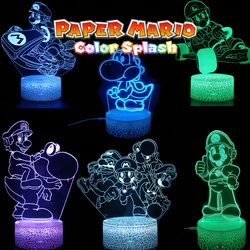 Super Mario Bros LED Little Night Light Brick Night Light USB Charging Desk Lamp Light for Kids Birthday X-mas Gifts