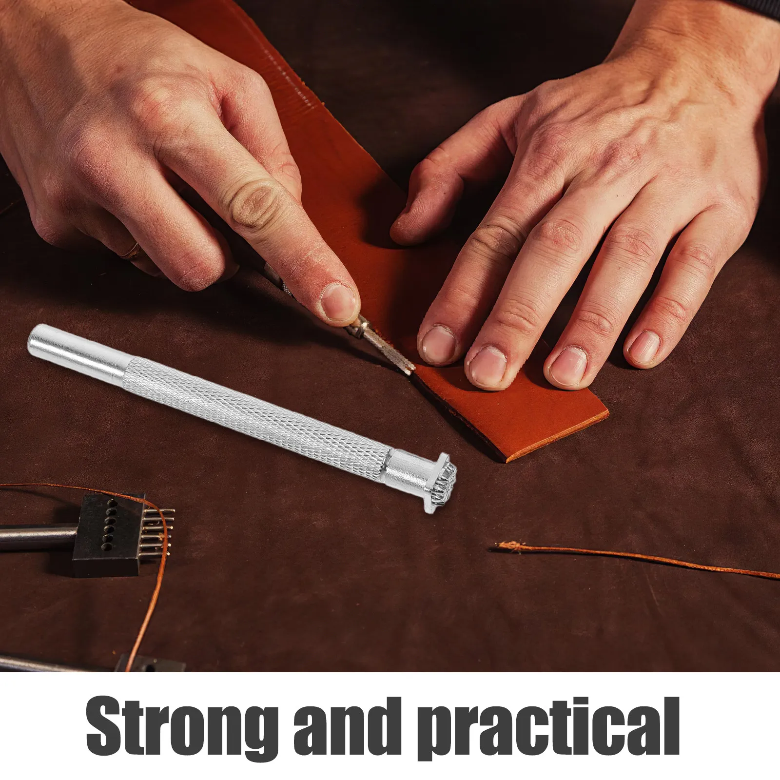 Leatherwork For Beginners - مجموعة أدوات نقش وتشكيل الجلود الاحترافية