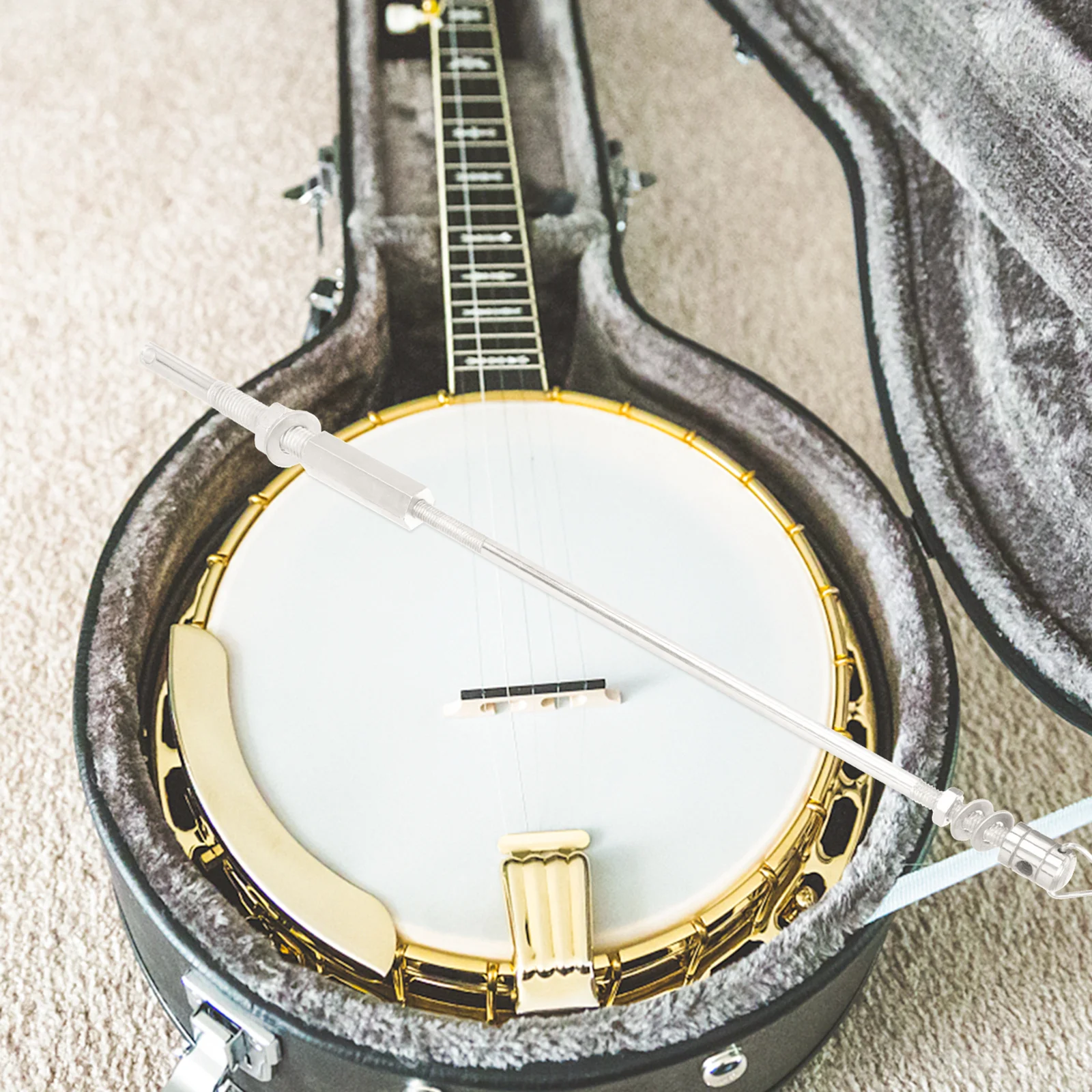 

1 Replacement Banjo Truss Rod Excellent Workmanship Universal Fit Truss Rod for Electric Banjo Compact and Convenient to Carry