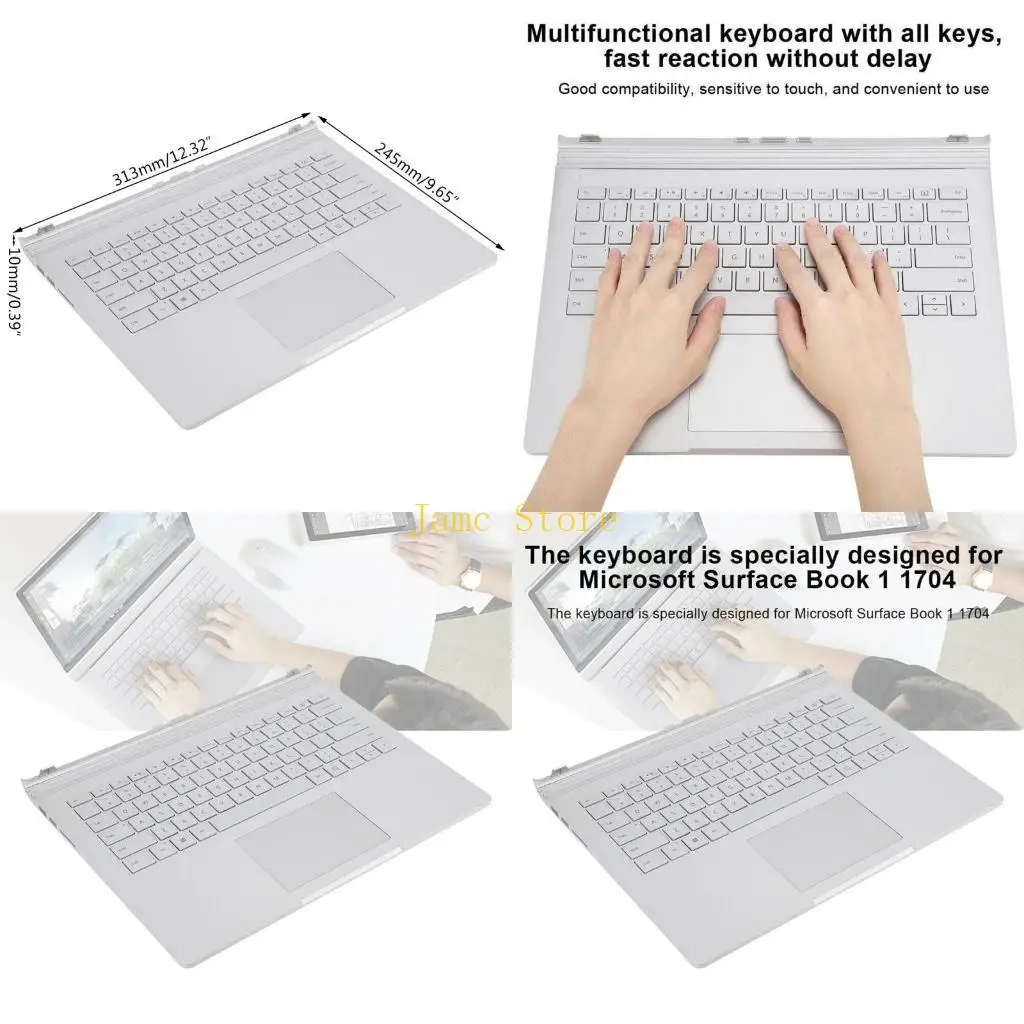 

LX0B Wireless Keyboard for w Touchpad for Microsoft- 1