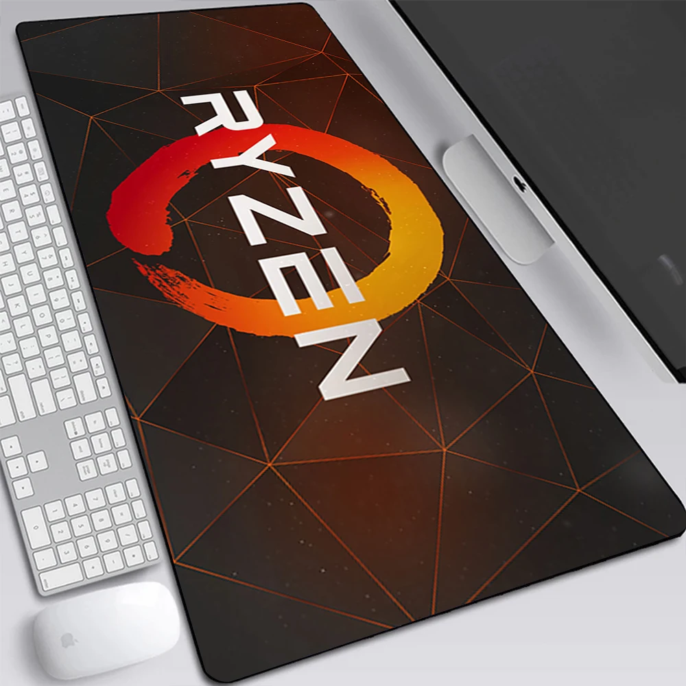 RYZEN Large Gaming Mouse Pad Computer Laptop Mousepad Keyboard Pad Desk Mat Gamer Mouse Mat XXL Silicone Carpet Office Mausepad