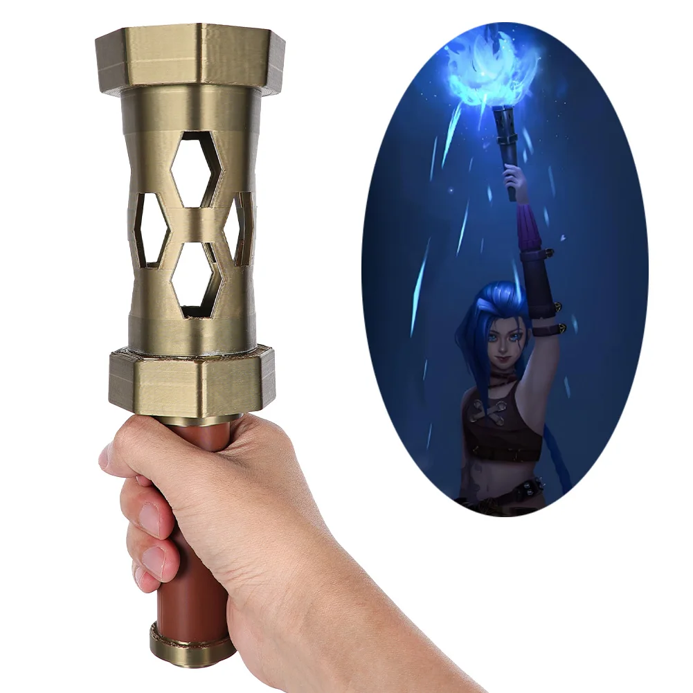 

2024 Game LoL TV 2 Cosplay Arcane Jinx Signal Flare pendant Roleplay Hallowma Outfits Accessories Party Carnival Role Play Prop