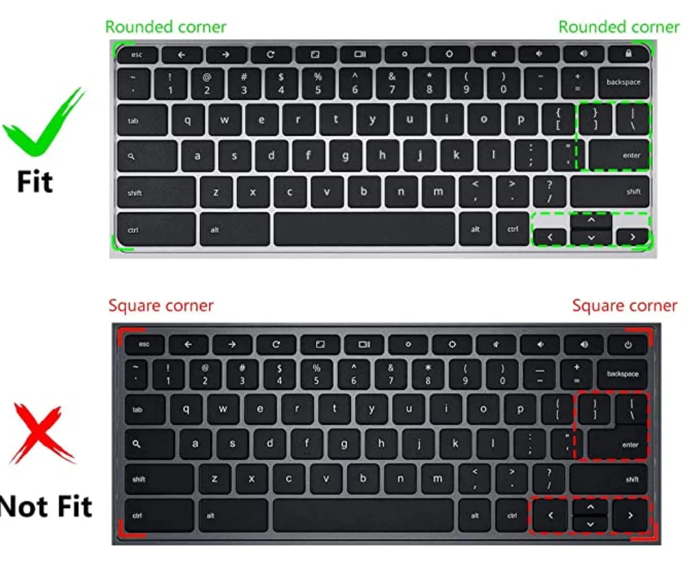 Laptop Keyboard Cover Protector skin for Acer chromebook Spin 713 Spin 512 12 Spin 514 14