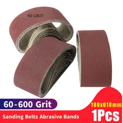 1pcs 610*100mm Abrasive Sanding Belts 24