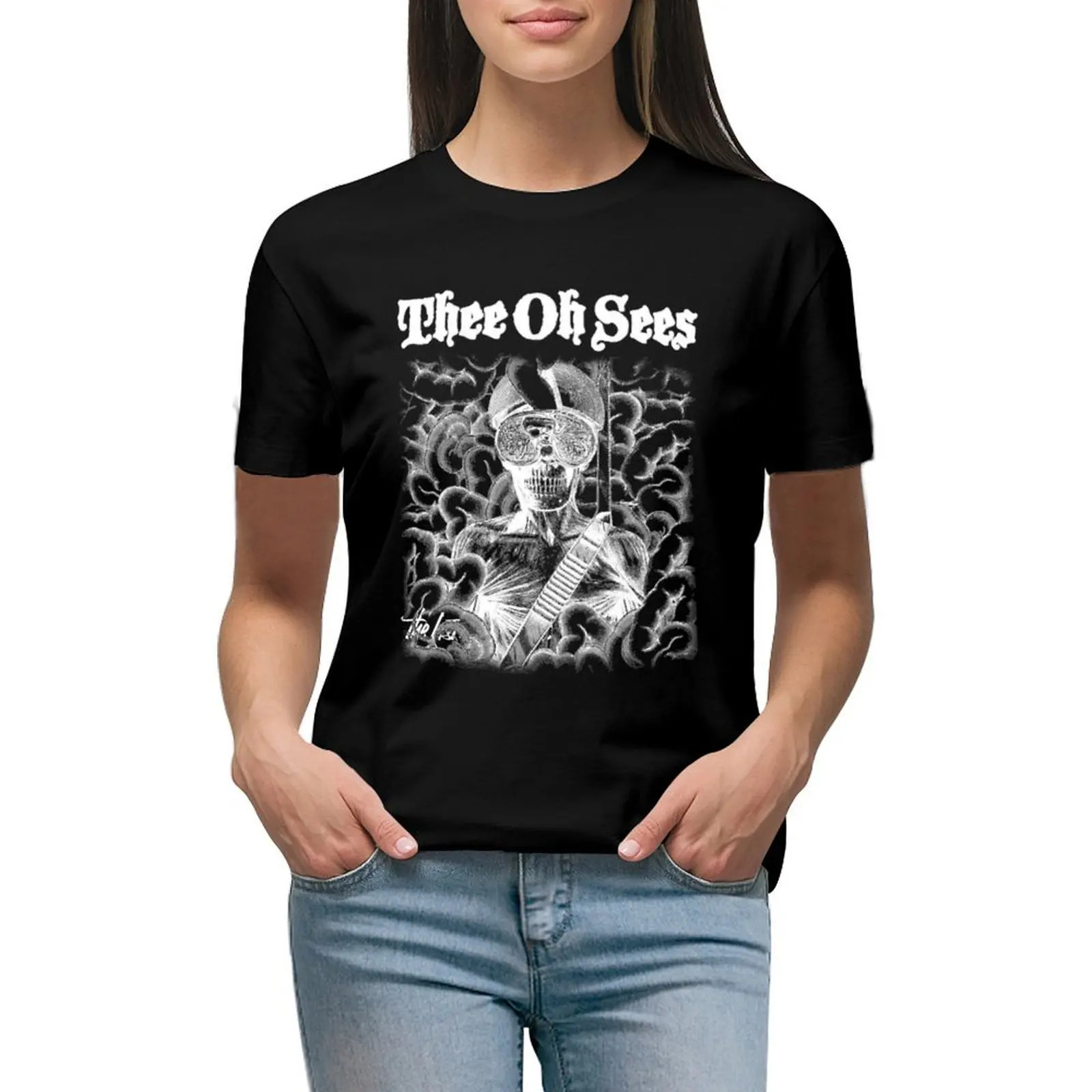 

It's All About The Thee Oh Sees T-shirt hippie clothes lady clothes graphics tops Women