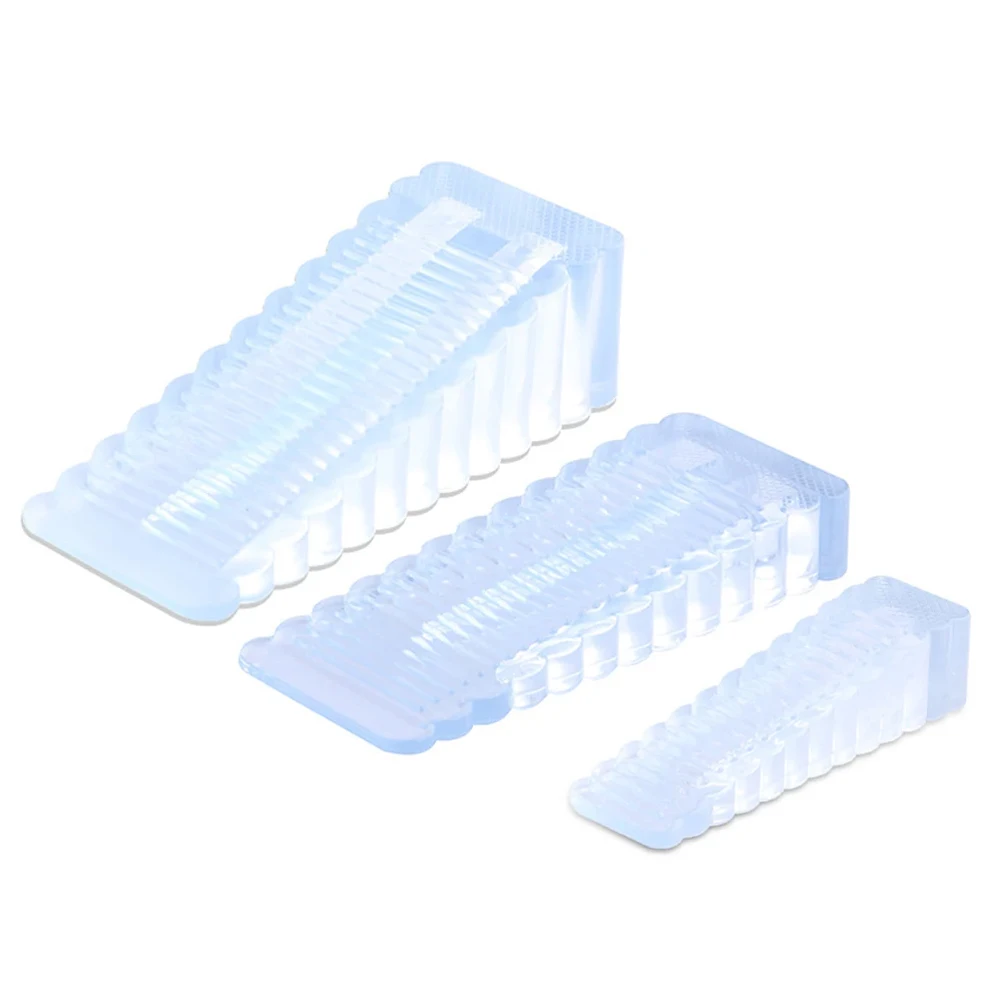 1pcs Safety Silicone Door Stop Stoppers Block Wedge Doorstops Door Stopper Rear Retainer Anti-collision Stop