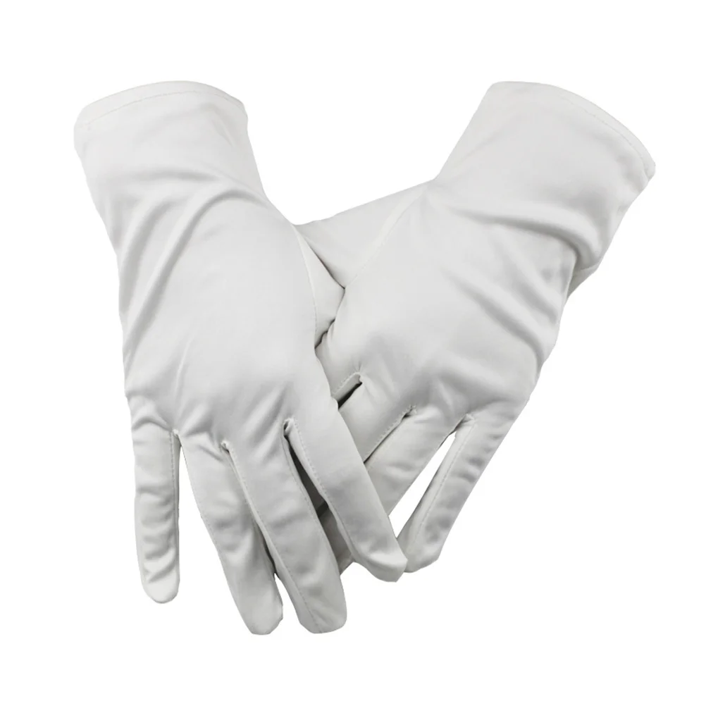 5pcs Dust-Free Cloth Gloves 5 Pair Ultrafine Fiber Polyester Anti-Static Protective Gloves For Home Kitchen Restaurant Cleaning