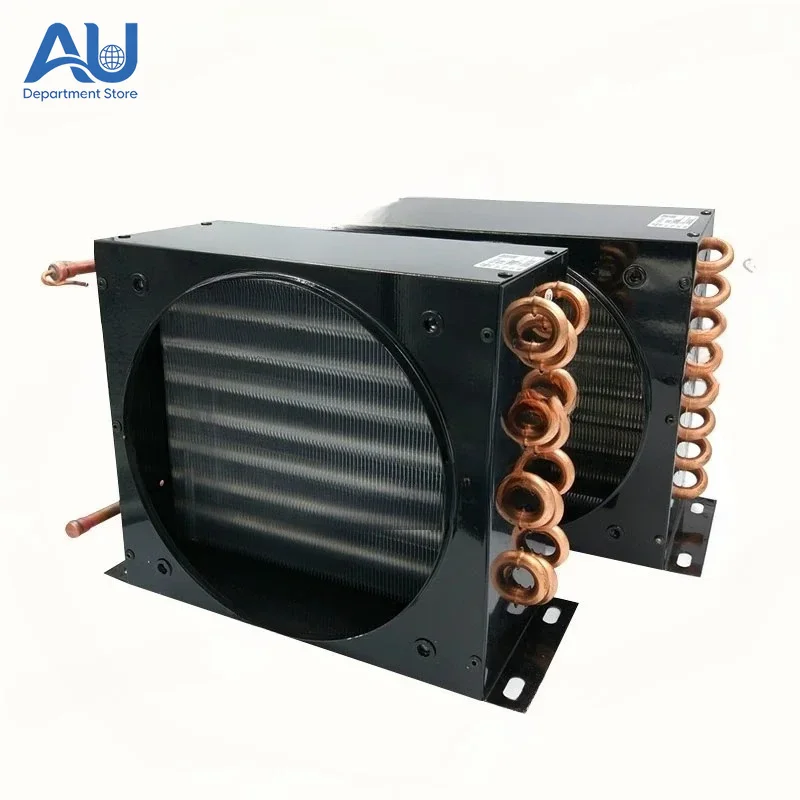 air conditioner condenser aluminum fin coil tube fin heat exchanger copper condenser fin tube radiators for refrigerator freezer
