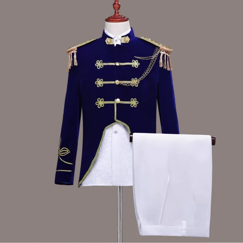 

Stage Performance Ccostume Set Navy Boy and Girl Band Uniform Sailor Uniform