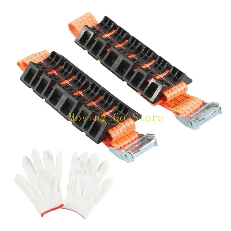 

B5XD Universal Portable Unonslip Car колеса Antiskid Pad Traction Traction Plate для снега