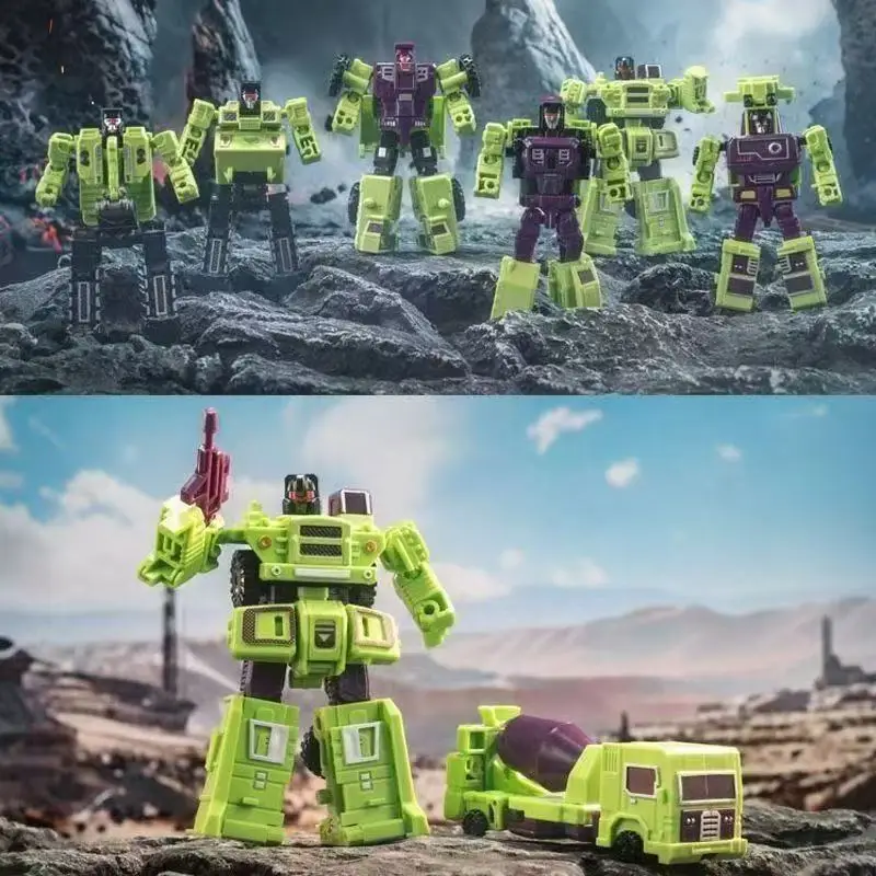 

New Transformation 6 in 1 Model MINI Devastator 22CM Action Figure Robot Plastic Toys ST10 BEST Gift Child Kid KO G1 Robot Model