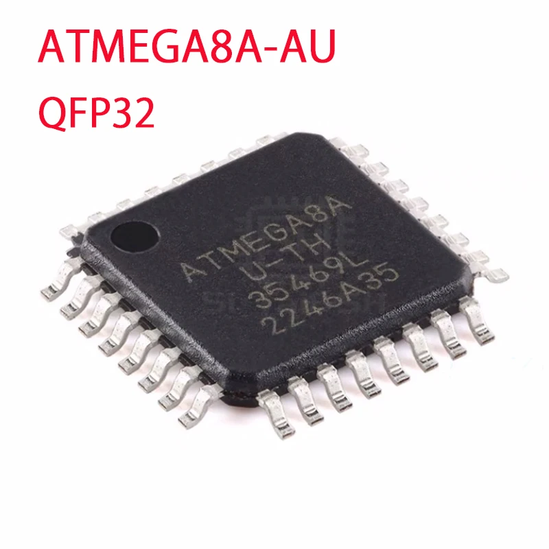 5PCS ATMEGA8A-AU ATMEGA8A-PU 8-bit microcontroller AVR chips