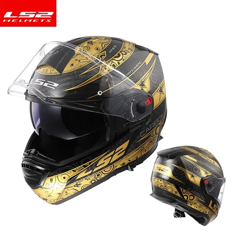 LS2 FF903 Off Road Carbon Fiber Motorcycle Helmet Motocross Helmets Original