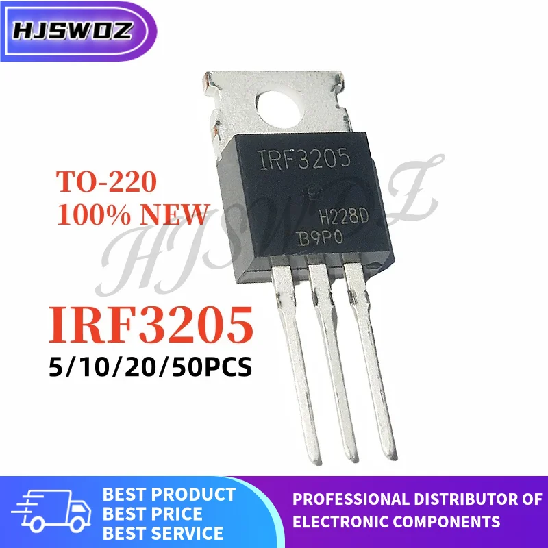 5/10/20/50PCS Brand New IRF3205 IRF3205PBF TO-220 55V 110A MOSFET N-Channel High Power In stock