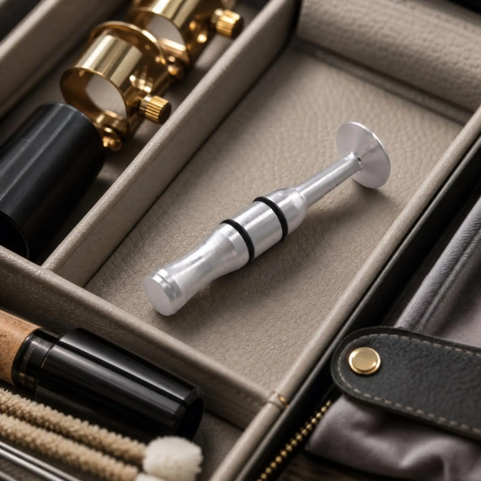 Lip Exerciser Device for Brass Instrument Musicians Mouth Muscle Trainer Silver Steel Embouchure Strengthener for Trumpet
