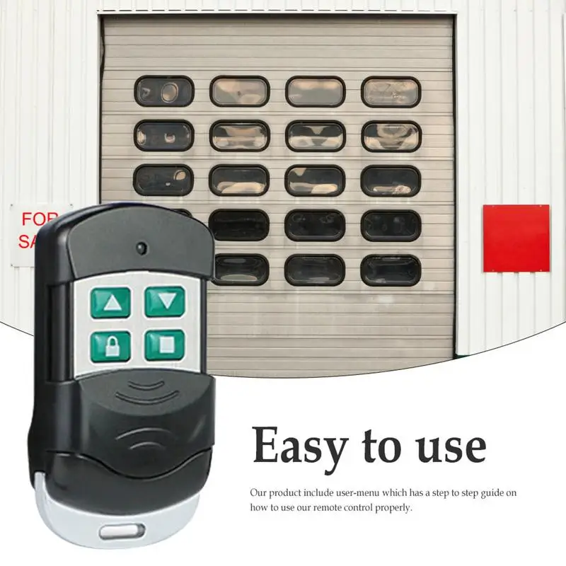 Remote Controller 4-Button A/B/C/D ASK Modulation System For Electric Garage Door Small Transmitter Key