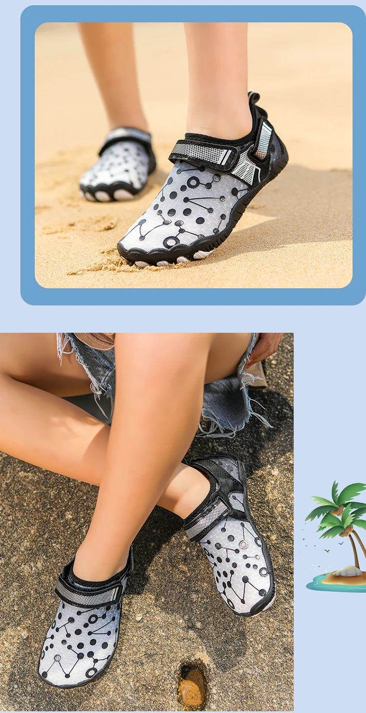 Wasserschuhe für Kinder, Strand-Schuhe, Schnelltrocknend, Atmungsaktiv, Barfuß-Schwimmschuhe, Outdoor-Sneakers, Fluss-Slipper, Wasserschuhe – Detail 14