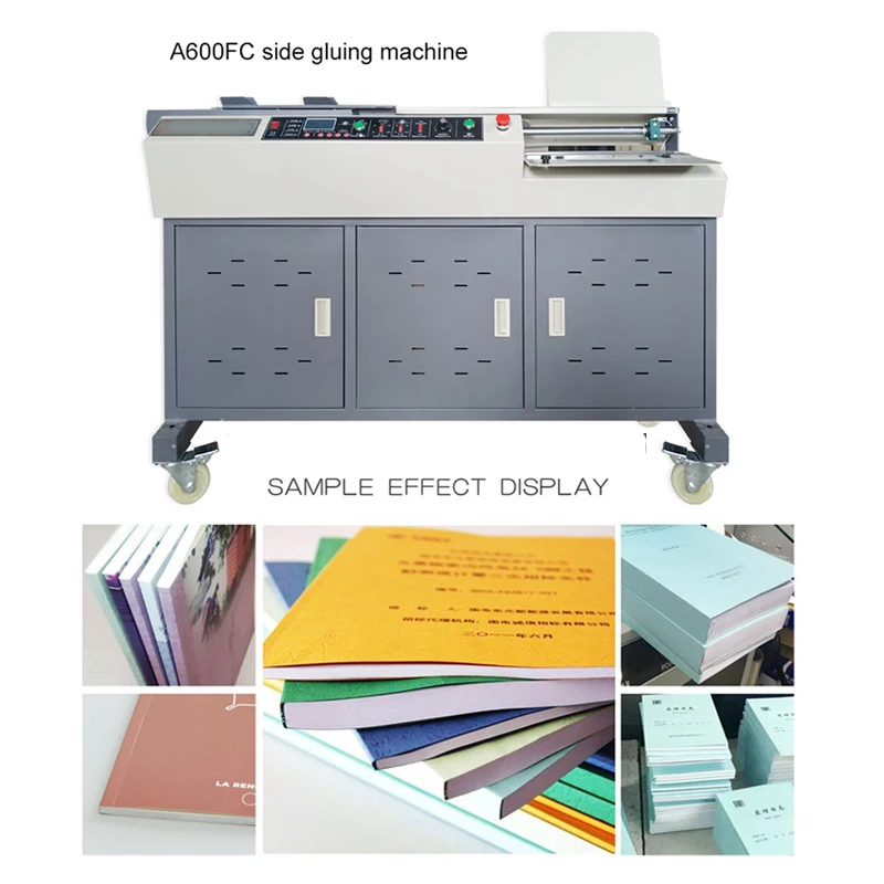 A600FC A3 Hot Melt Glue Binding Machine Side Glue Binding Machine Tender Book Financial binding machine large