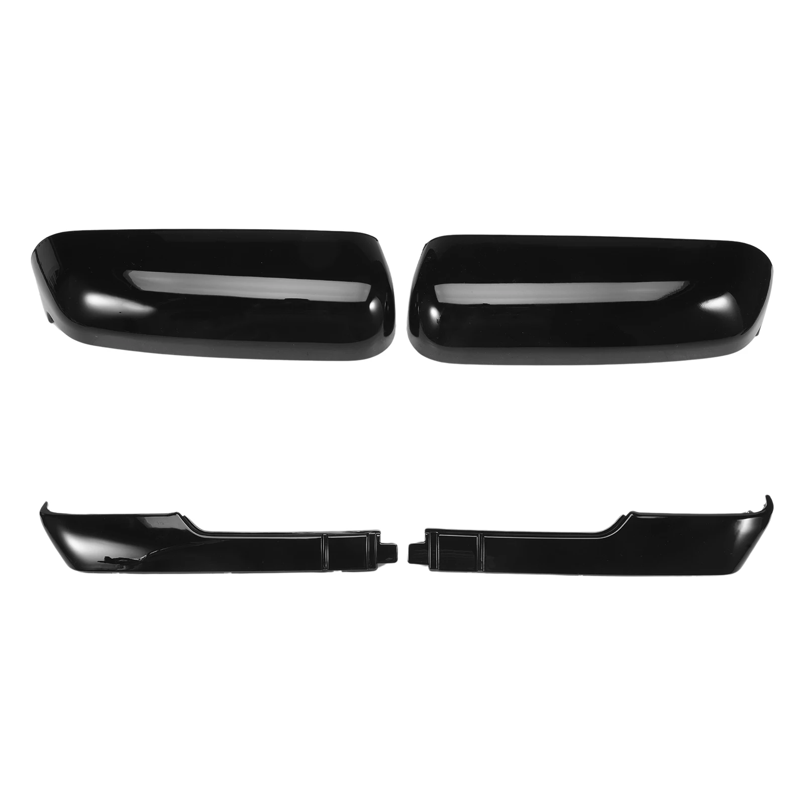 

Black Tow Mirror Cover For Sierra/Silverado 2500HD 3500HD 2020-2023 Top & Side Mirror Housing Cover Trim 84468904 84468910