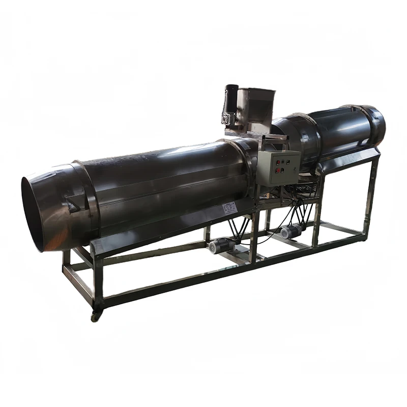 Industrial Single Drum Flavoring Machine Snack Flavoring Equipment for Fried Food Processing Line Customized