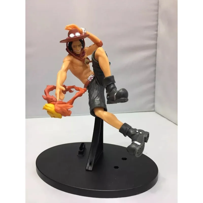 

Аниме ONE PIECE Portgas · D · Ace Roronoa Zoro Monkey D. Luffy Flame Ace статуя ПВХ экшн-фигурка Коллекционная модель игрушка в коробке