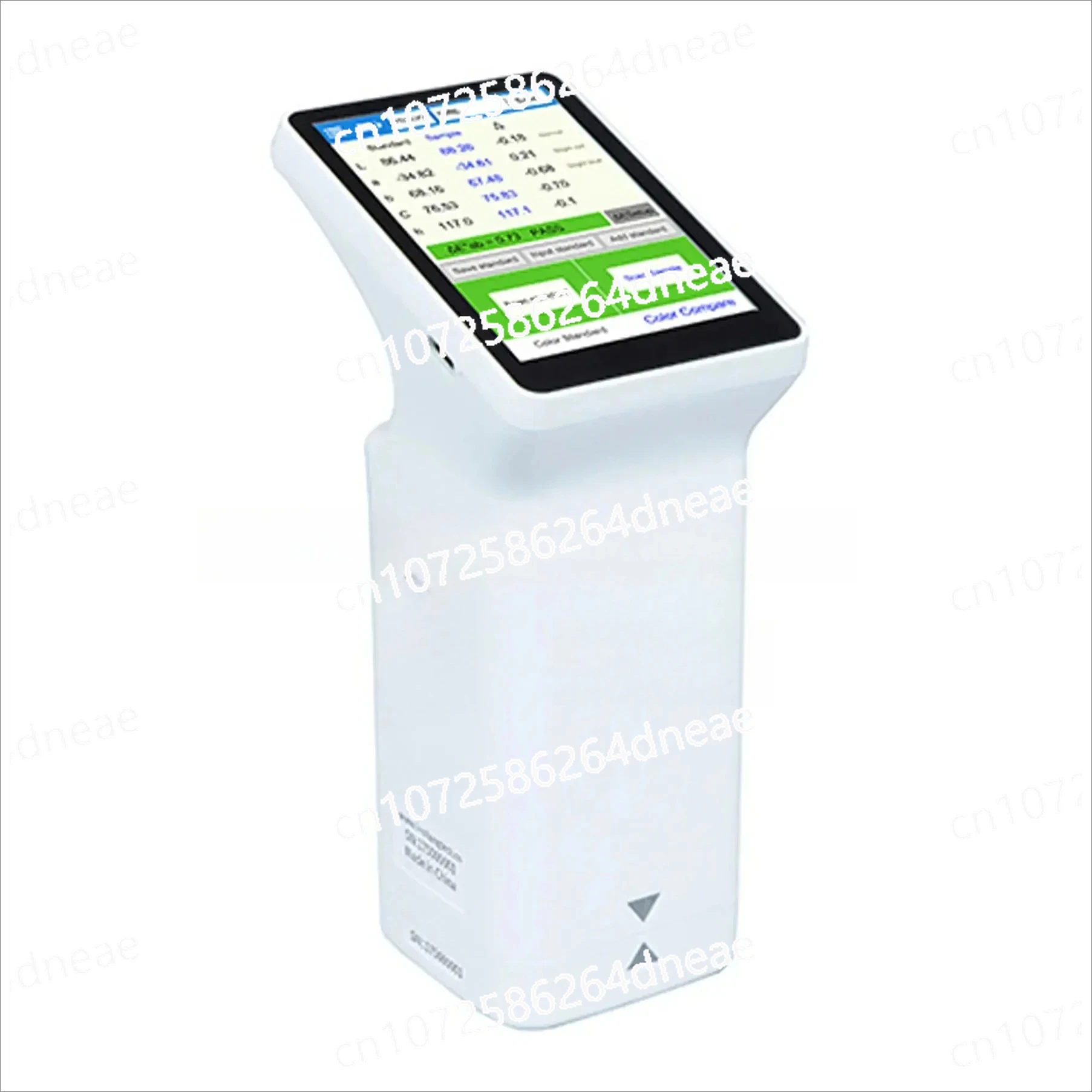 Handheld 45°/0° Illumination geometry colorimeter with a large 20mm measuring aperture 3.5-inch Touch Screen