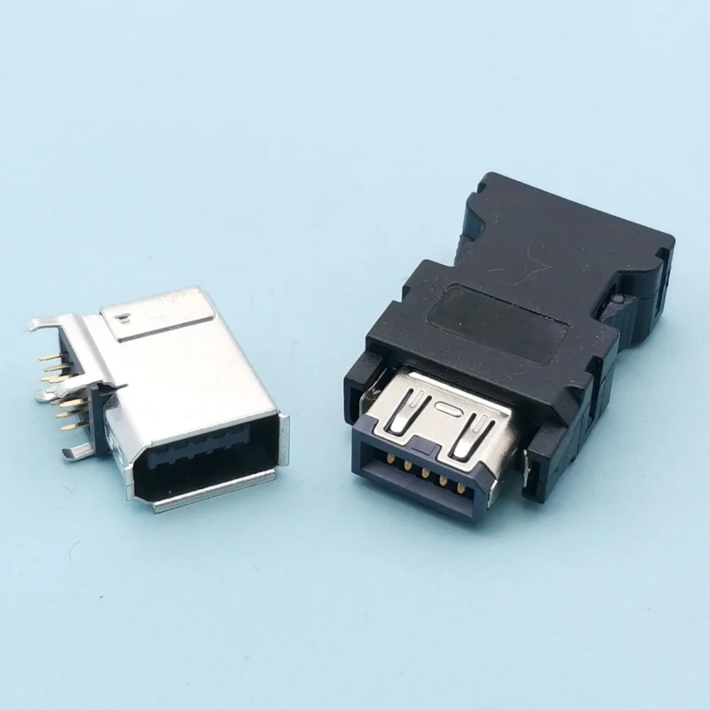 1PC 10Pin Encoder Cable Connector Male Female Plug Socket CN3 1394 Encoder Plug SM-10P Servo Drive Connector