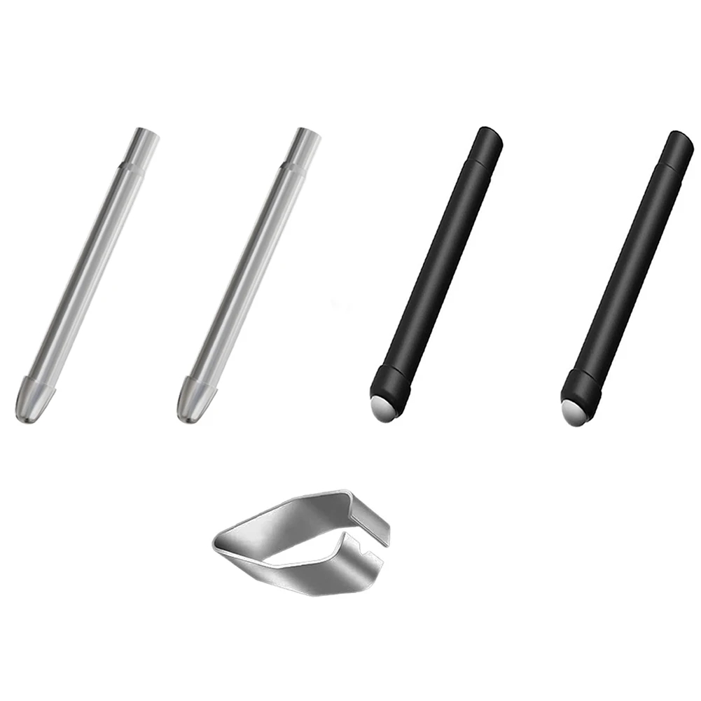 Metalen HB Pen Tips met Clip Refill Penpunten Stylus Vervanging Reserve Penpunt Tip Kit voor Microsoft Surface Pro 7 6 5 4-serie