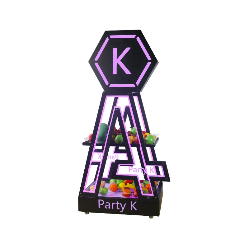 

Bar Night Luminous Fruit Plate,KTV Nightclub LED Fruit Tray, Creative Snack Platter, Snack Rack, Customizable Logo,Rechargeable