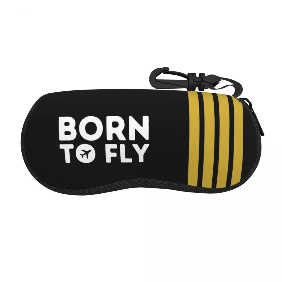 

Born To Fly Aviation Merchandise Glasses Case Unisex Fashion Airplane Airport Reading Box Gift Sunglasses Box