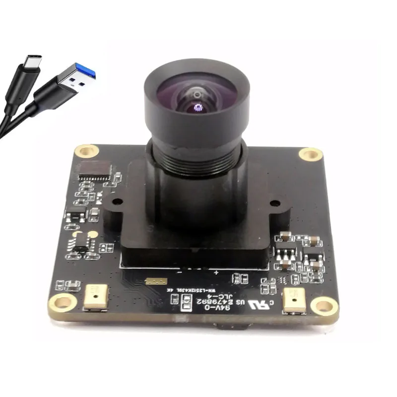 4K 8MP HD 1/1.8-inch IMX678 High Speed USB3.0 Camera Module Type-C FF 92° 3840Hx2160V@60FPS  MJPEG, YUV2