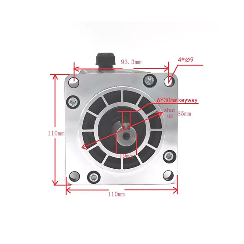 3phase CNC Stepper Drive + NEMA 42 110mm Stepper Motor Hybrid Stepper Kits 1.2 Degree 20Nm 6.9A 3M2280-10A+110BYGH350D