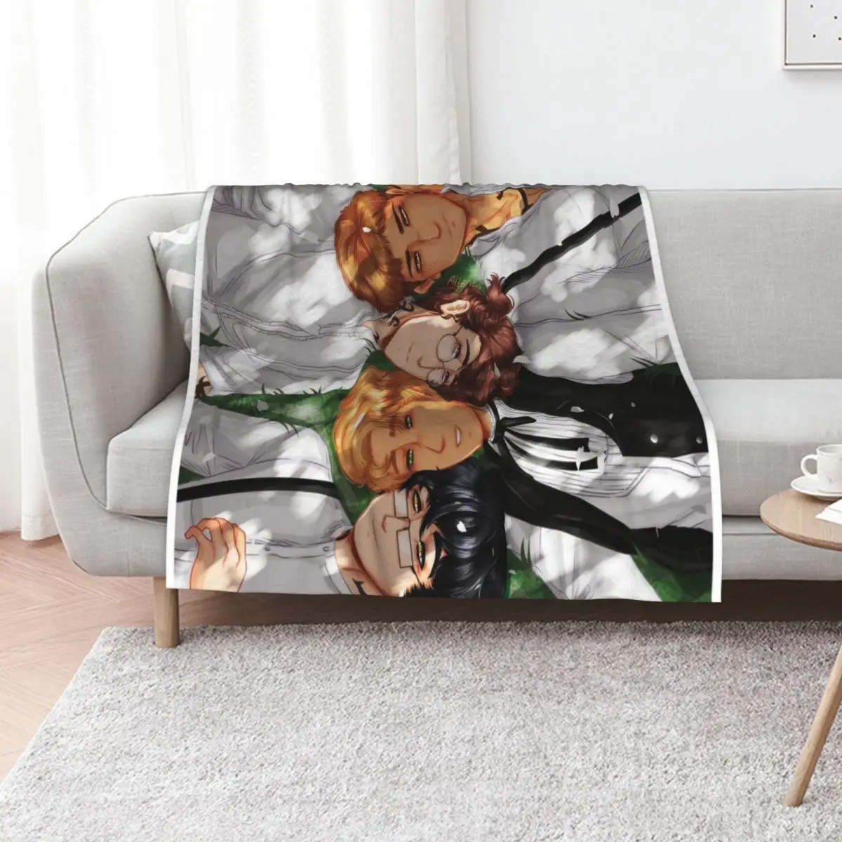 The Merry Thieves Throw Blanket Hairy Hairys Plush Soft Beds decorative blankets ands Blankets