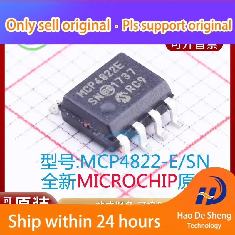 10PCS/LOT MCP4822-E/SN  MCP4822 MCP4822-E  SOP8  New Original in Stock