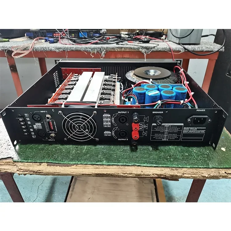 EP4000 Pro Amplifier Audio, Amplifier daya profesional performa luar ruangan