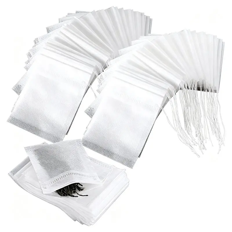 TFORU-1000 Pcs Tea Bags For Loose Leaf Tea Drawstring,2 X 2.76 Inches Empty Filter Sachets For Coffee Spice Herbs, Fine Mesh