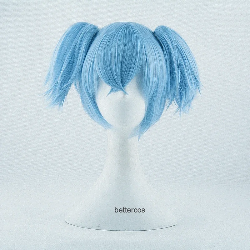 Anime Assassination Classroom Wigs Shiota Nagisa Wig Sally Face Clip Ponytails Heat Resistant Synthetic Hair Cosplay Wig