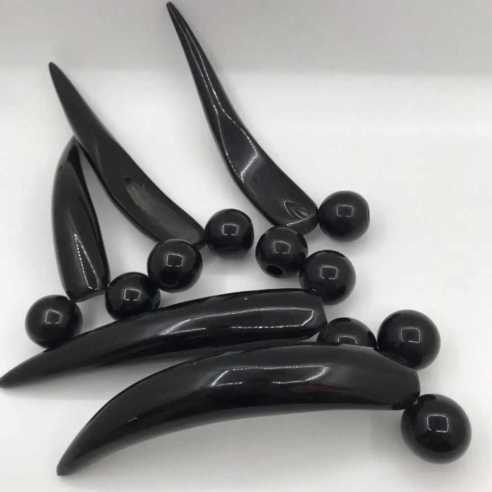 

Ox Horn Massage Roller Handheld Manual Body Massager Muscle Roller Massager for Neck Back Shoulder Leg Muscle Relaxation