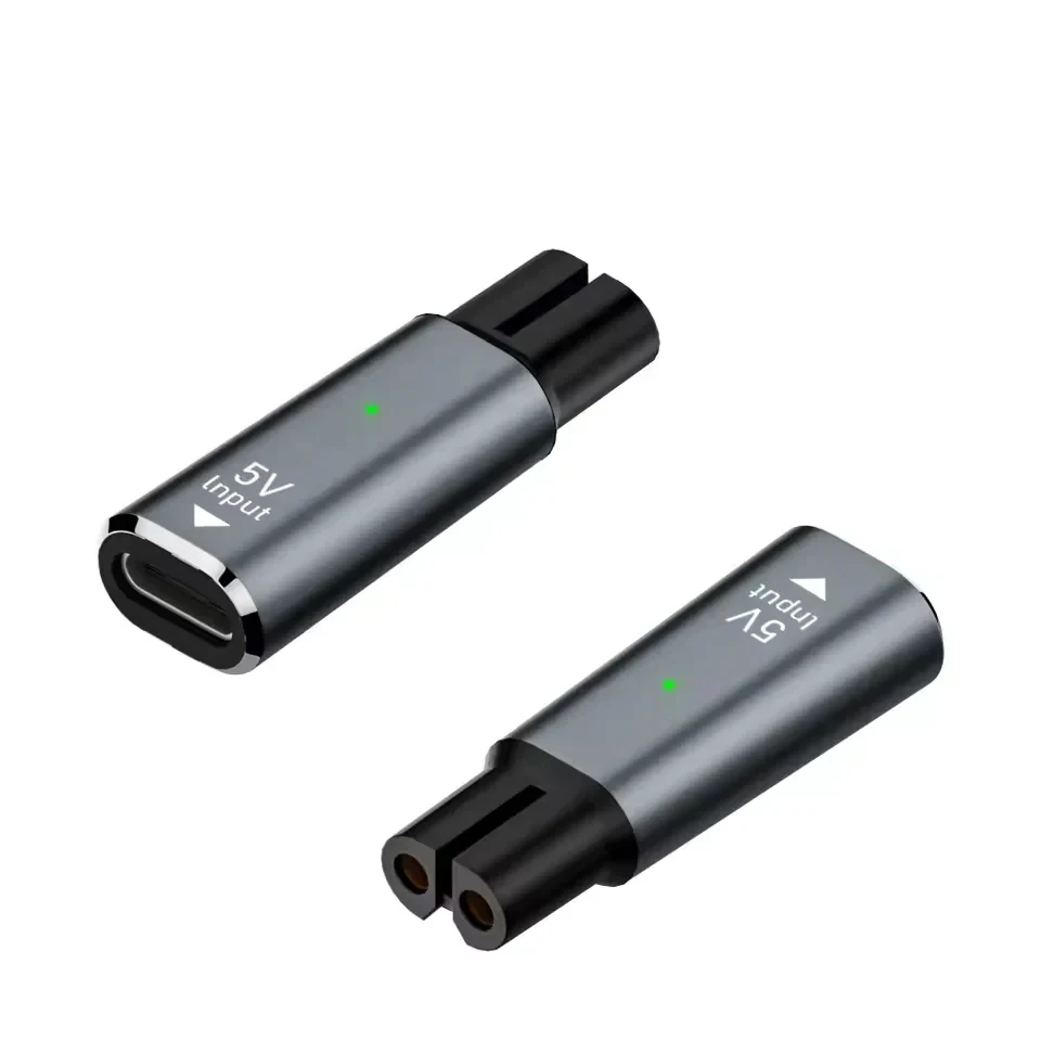 

5 В адаптер для бритвы Type-C, зарядный преобразователь для Philips Norelco One Blade QP2520 QP2515 QP2620 с индикатором зарядки