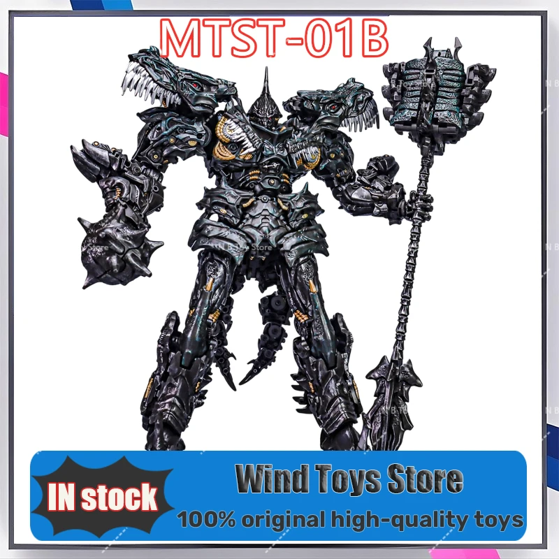 【IN VOORRAAD】Transformatie G-CREATIE Grimlock MTST-01B MTST01B WRATH Dinosaur Standbeeld Niveau Schilderen Action Figure
