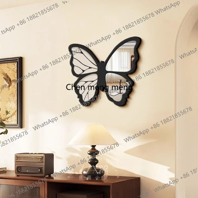 Design Organizer Mirror Vanity Girls French Black Mirror Living Room Aesthetic Adornos Para El Hogar House Decoration