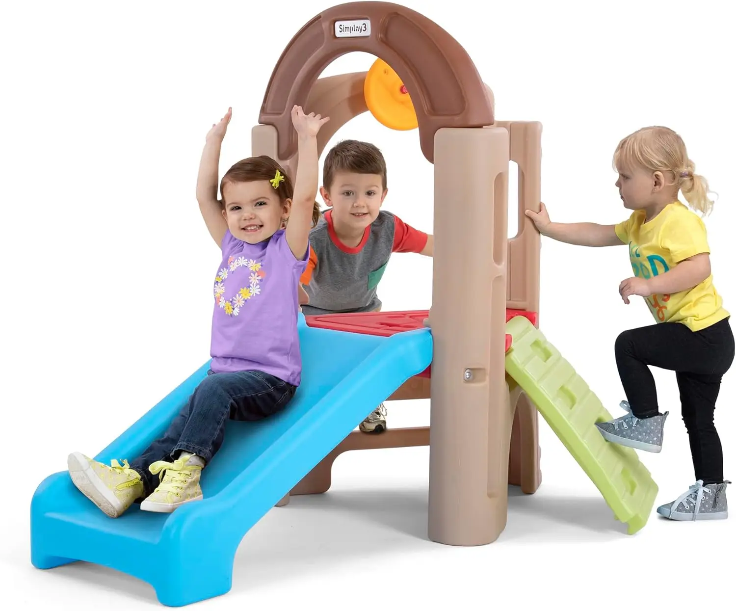 Scalatore di attività Young Explorers: set da gioco per scalatore e attività per interni o esterni per bambini piccoli e bambini, prodotto negli Stati Uniti