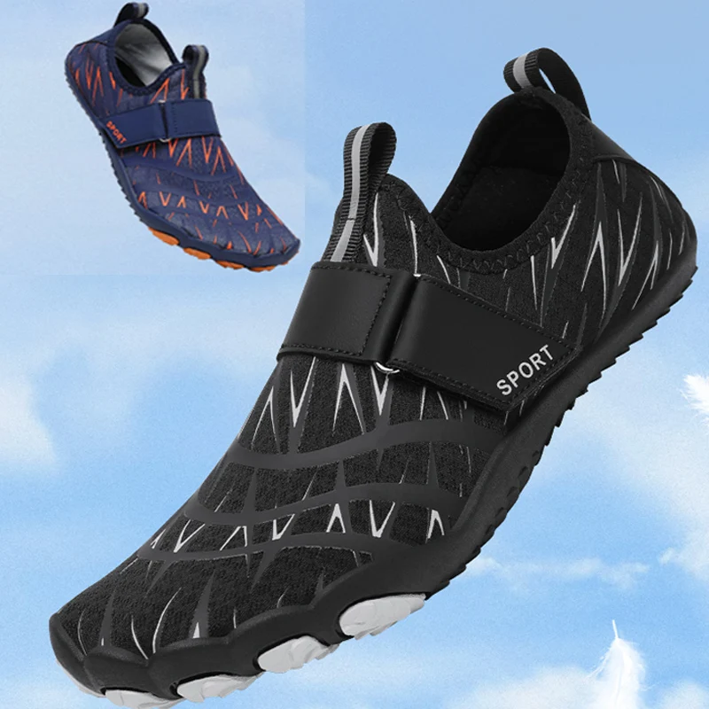 

Новые мужские и женские кроссовки с пятью пальцами для занятий спортом на открытом воздухе, дышащие и нескользящие, походные кроссовки, быстросохнущие, водонепроницаемые.