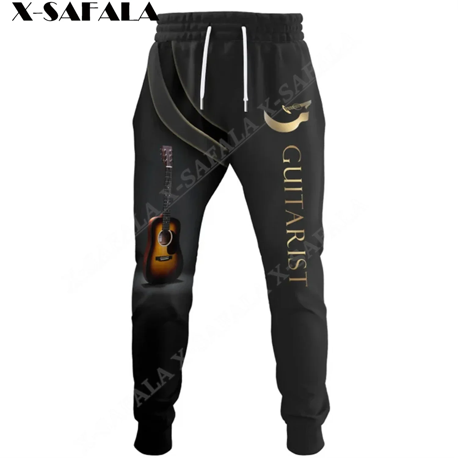 Guitarist Electric Gift Guitar Lovers 3D Print Trousers Men Sweatpant Casual Long Joggers Streetwear Autumn Loose Sports Pants-6