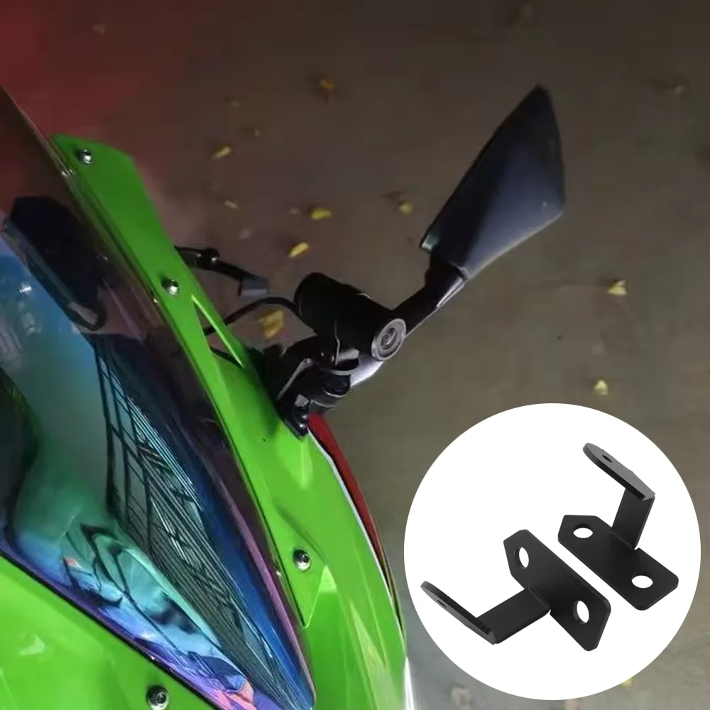 

FOR Kawasaki Ninja 400 Ninja400 2018-2024 2025 2026 Motorcycle Rearview mirror Bracket camera Riding bracket driving recorder