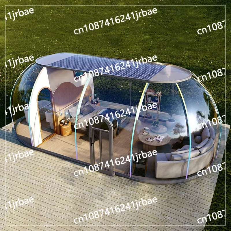 Cheap Sale Luxury Transparent Camping Hotel Round Polycarbonate Luxury Prefabricated Dome HouseDeposit price