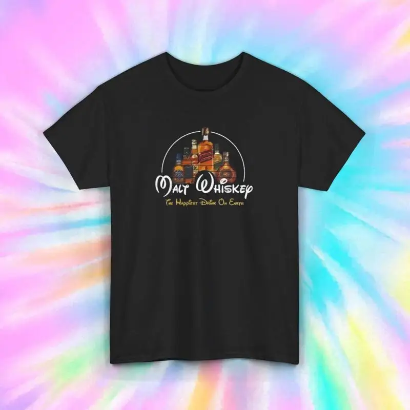 

Malt Whiskey T Shirt Funny Parody Vintage Alcohol S 5XL