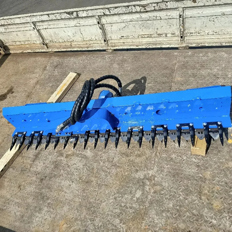 1m 1.2m 1.5m Hydraulic Hedge Trimmer Attachment with Motor for 1-12 Ton Excavator High Efficiency Construction Machinery